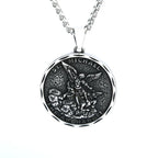 Archangel Michael Pendant — Stainless Steel