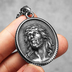 Jesus Avatar Pendant Necklace Stainless Steel