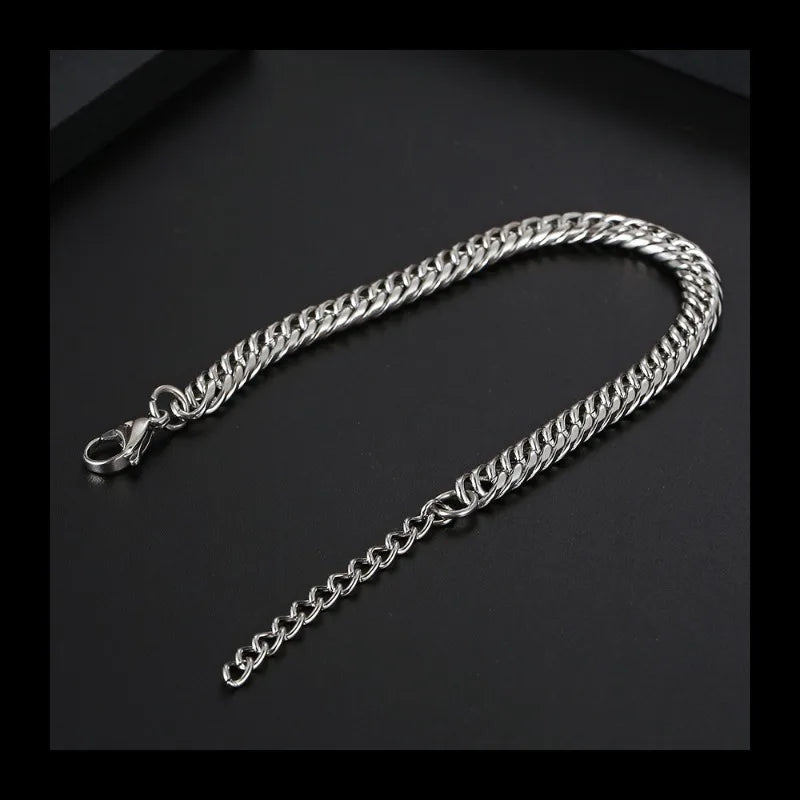Minimal Chain Bracelet — Silver