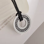 Stainless Steel Trinity Celtic Knot Nordic Rune Pendant Necklace Retro Ethnic Style Irish Knot Lucky Amulet Jewelry for