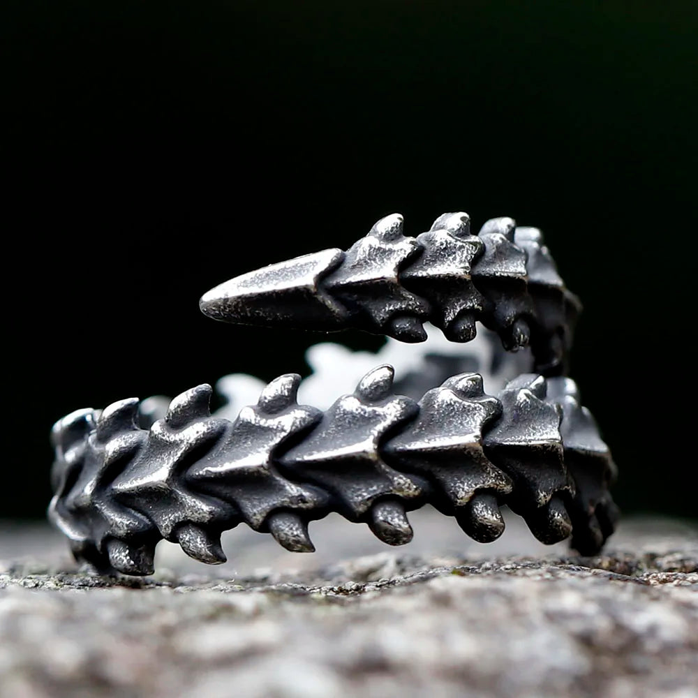 2022 NEW Men's 316L stainless steel rings Vintage Fashion Gothic Motorcycle Jewelry for teen gift free shipping