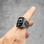Phantom Skull Ring Black — Stainless Steel