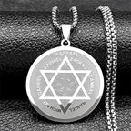 Archangel Gold Star Pendant Necklace — Stainless Steel