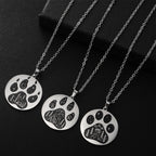 Wolf Cat Claw Pendant Necklace — Stainless Steel