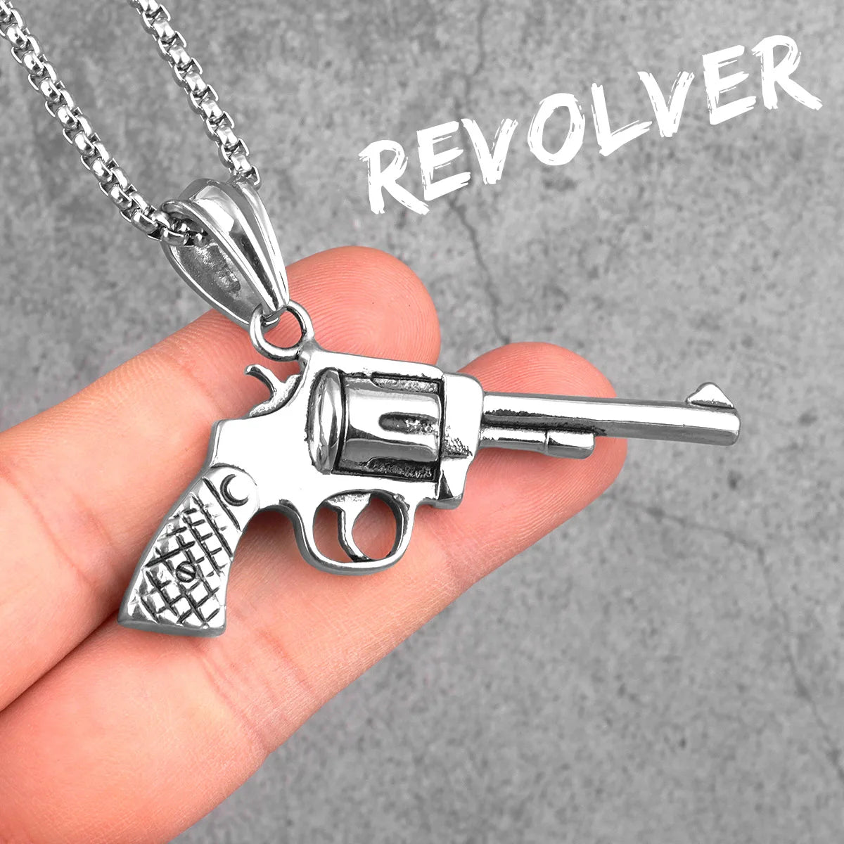Gun Series AK47 M16 Sniper Rifle Stainless Steel Jewelry Men Necklaces with Pendant For Male Women Punk Hip Hop Gifts Wholesale