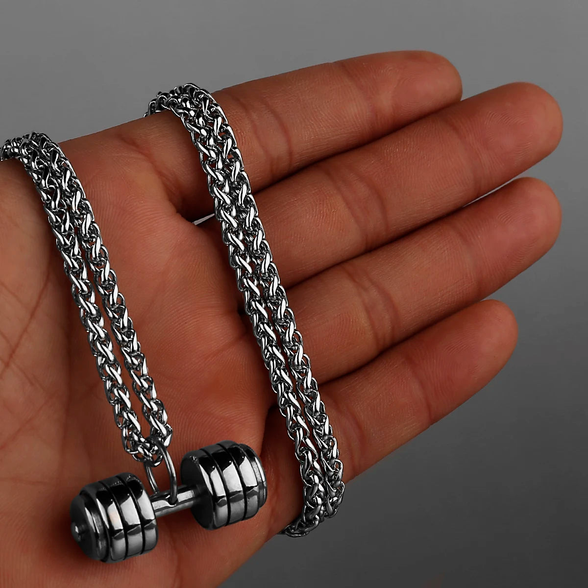 Minimal Pendant Necklace — Stainless Steel