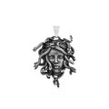 Gothic Medusa Snake Pendant — Stainless Steel