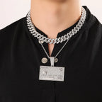 Hip Hop Fashion Accessories From Europe And America HIPHOP Dollar Shaped Pendant Necklace Hip-hop Men's Necklace Pendant