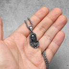 Virgin Mary Pendant Necklace — Stainless Steel
