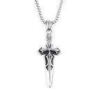Cross Steel Pendant European American Versatile