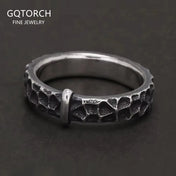Celtic Outlander Hammer Ring — Silver-Tone