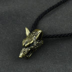Viking Wolf Head Necklace Pendant Norse Viking Amulet Men Women Original Animal Jewelry