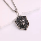 Viking Dragon Stainless Steel Pendant Necklace