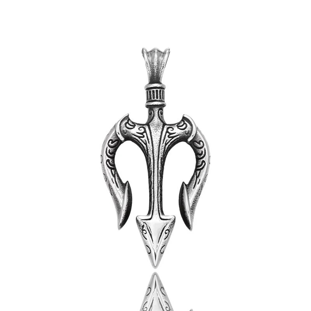 Vintage Nordic Viking Owl Pendant Necklace For Men 316L Stainless Steel Punk Biker Animal Necklaces Fashion Charm