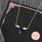 925 Silver Bat Wing Pendant — Silver