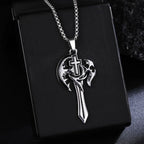 Vintage Viking Axe New In Necklace Crow Wolf Viking Pendant Necklace Medieval Mythology Jewelry For Men Gifts