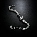 Nautical Anchor Bracelet — Adjustable Chain, Stainless Steel