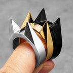 Bat Cat Ears Ring — Stainless Steel