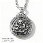 Steel Pendant 316L Animal Turtle Punk Style