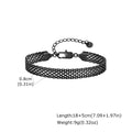 Minimal Mesh Chain Bracelet 8mm — Stainless Steel