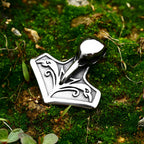 Vintage Nordic Viking Owl Pendant Necklace For Men 316L Stainless Steel Punk Biker Animal Necklaces Fashion Charm