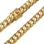 News Tank Riding Crop Chain Necklaces Casting Butterfly Lock Bracelet Men Hip Hop Stainless Steel Cuban Jewelry Drop Shipping