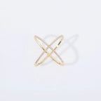 925 Silver X Design Moissanite Ring VVS