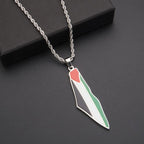 Palestine Flag Steel Pendant Series Palestinian