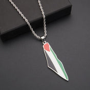 Palestine Flag Steel Pendant Series Palestinian