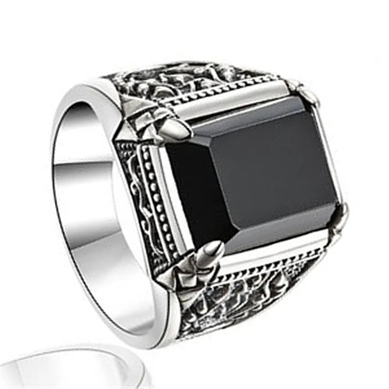 New 925 Sterling Silver Vintage Men Big Ring Classics for Man Women Wedding Simple Jewelry Engagement Gifts Fashion Party Ring