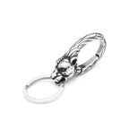 Lion Head Keychain — Stainless Steel