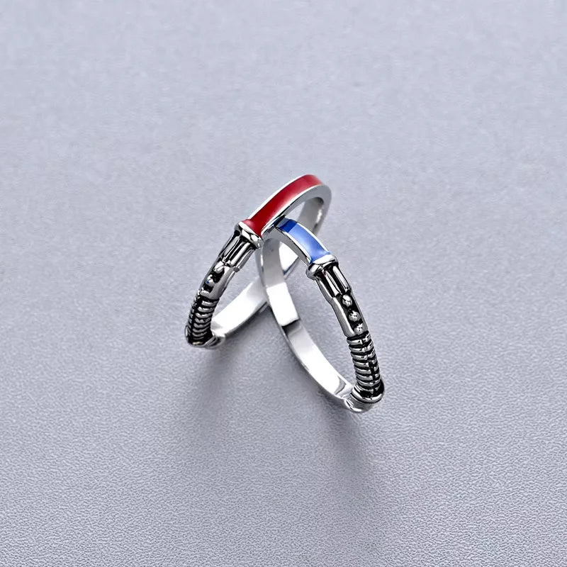 Harong Vampire Personalized Rings Enamel Black Ring for Men Punk Trendy Jewelry Party Quality Ring Gift