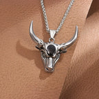 Vintage Domineering Bull Head Pendant Charming Men's Necklace Fashion Christmas Valentine's Day Gift Talisman Jewelry