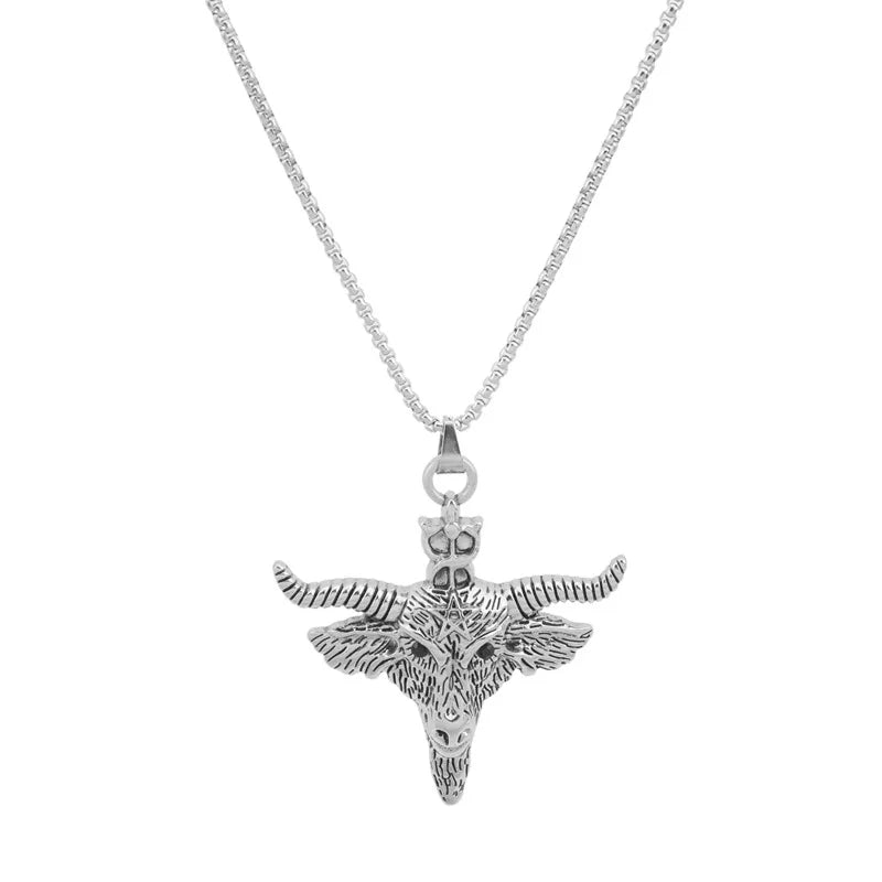 Star Steel Pendant Retro Night Street