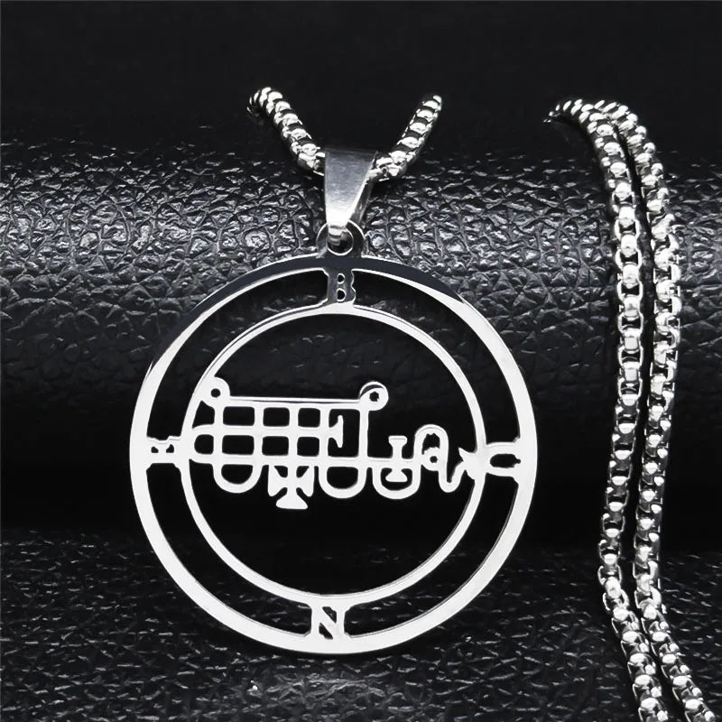 Sigil de Lucifer Baphomet Necklace — SS
