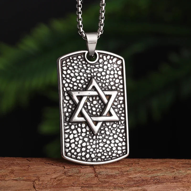 Witchcraft Pentagram Pendant Necklace — Stainless Steel