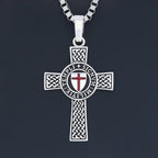 Cross Templar Pendant — 925 Silver