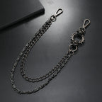 Men's Punk Pants Chain Keychain — Zinc Alloy