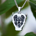 Ghost Skull Mask Pendant Necklace — Stainless Steel