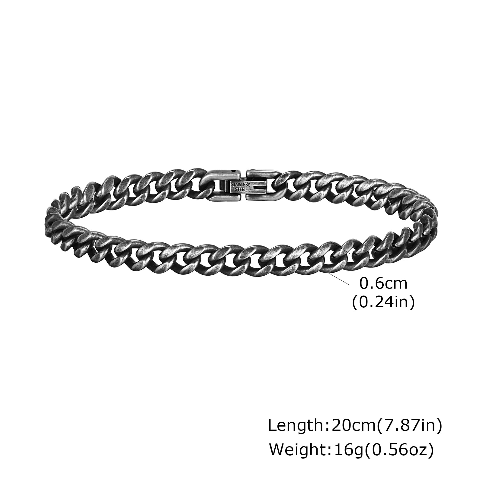 Byzantine Chain Bracelet — Stainless Steel