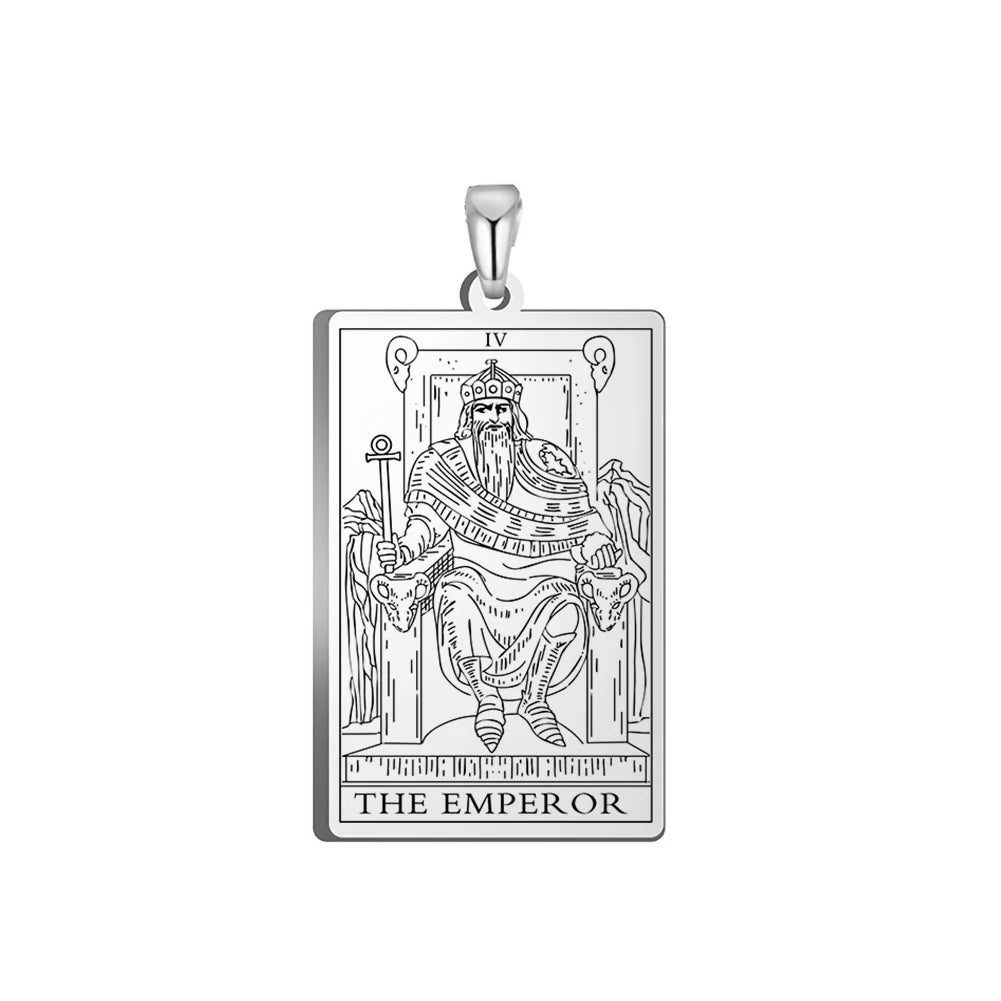 Tarot Major Arcana Amulet Necklace — Stainless Steel