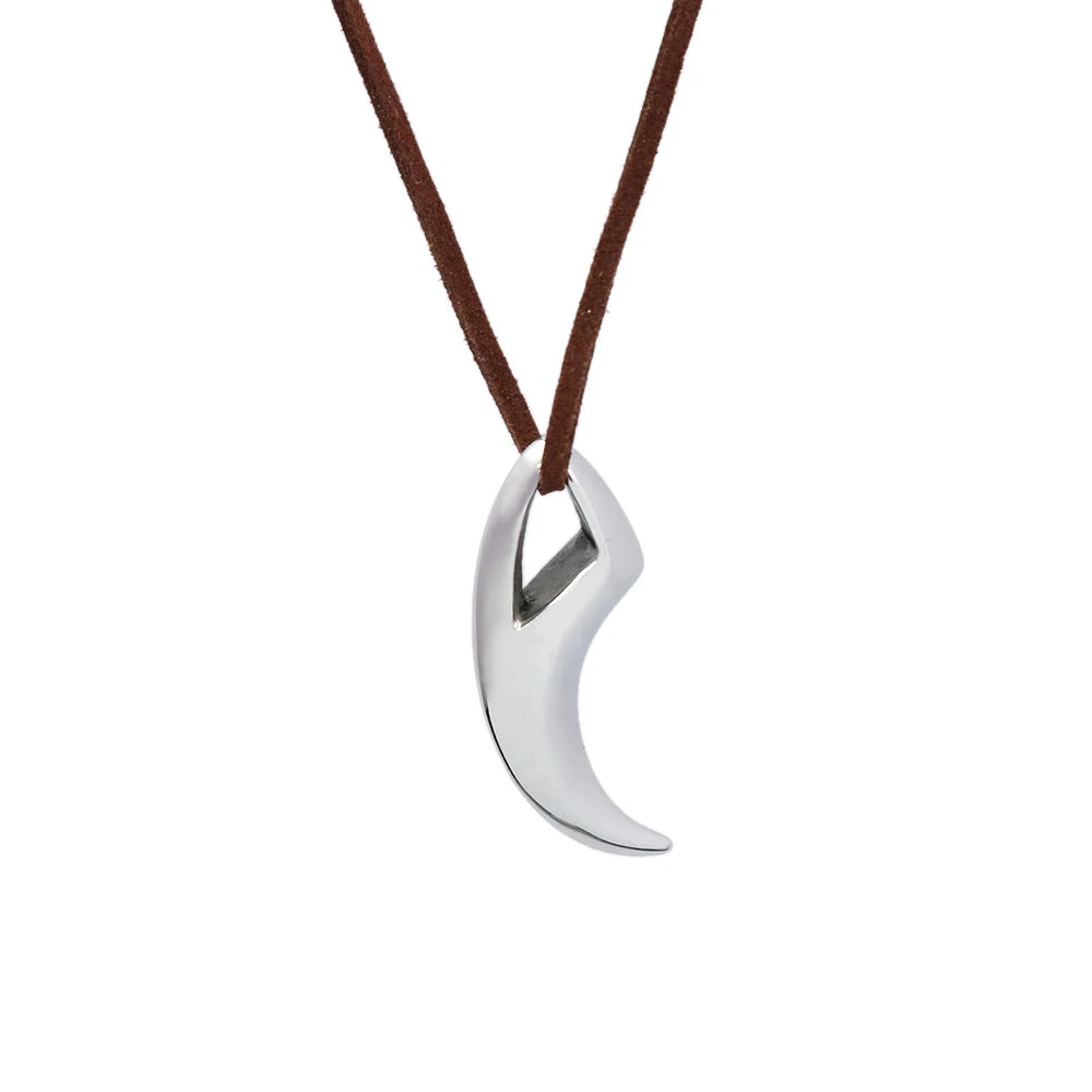 Wolf Fang Pendant — Stainless Steel