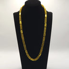 Luxurious 9999 24K real gold versatile dragon bone necklace fashionable men's and women's necklace gold jewelry
