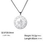 My Shape 12 Constellation Necklace Gothic Zodiac Pendant Chain Women Men Leo Aries Virgo Capricorn Birthday Jewelry Wholesale