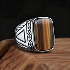 Onyx Variety Ring — Stainless Steel