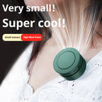 Portable Clip-on Bladeless Mini Fan, 3-Speed Rechargeable Personal Cooling Fan for Travel, Office, Outdoor, Sports