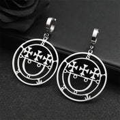 Sitri Sigil of Lucifer Baphomet Dangle Earrings