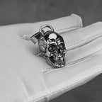 Gothic Skeleton Stainless Steel Pendant Necklace