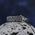 Vintage Viking Wolf Ring — Stainless Steel