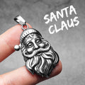Christmas Candy Cane Pendant — Stainless Steel